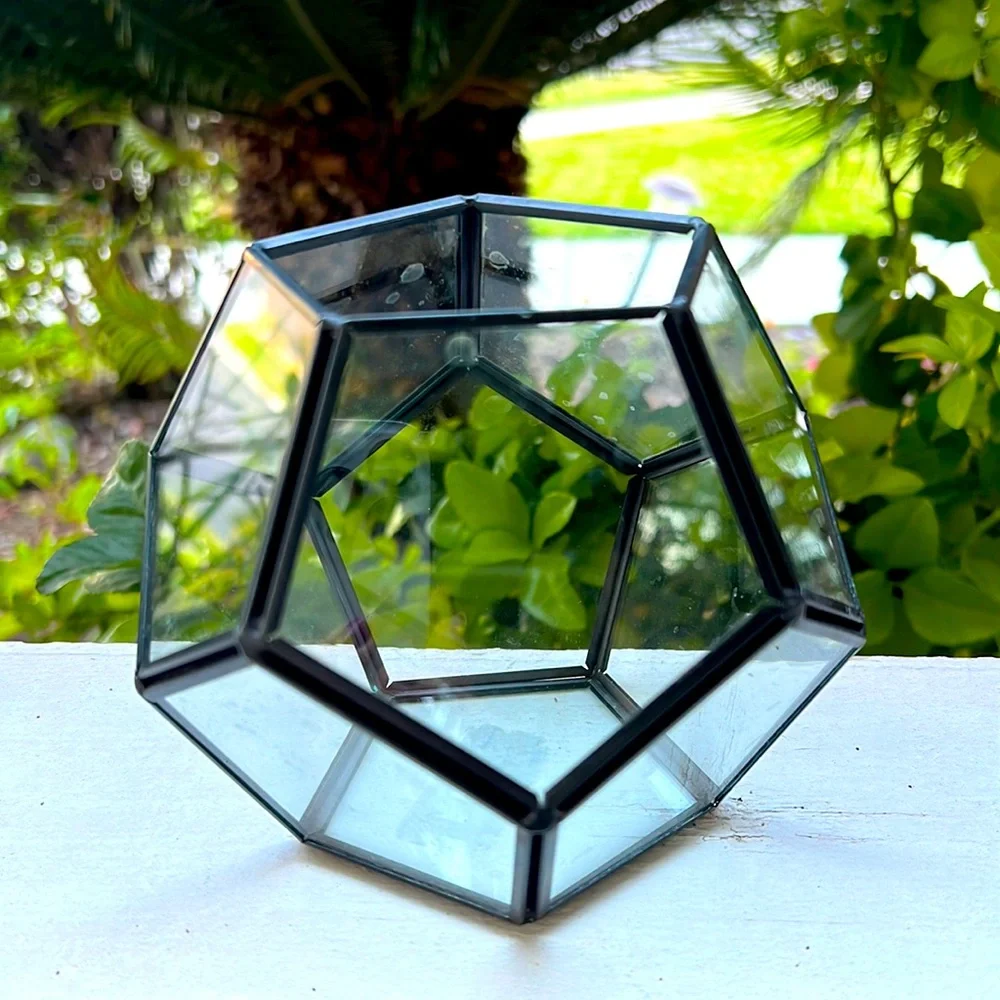 Glass Makeup Brush Holder